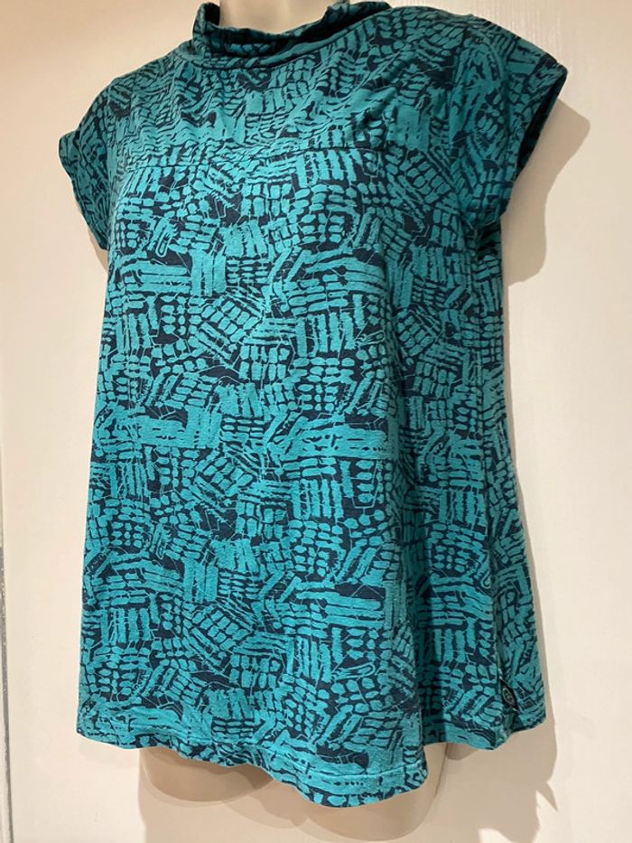 Kanabeach biologique blouse taille 36 bleu bleu canard - photo numéro 3