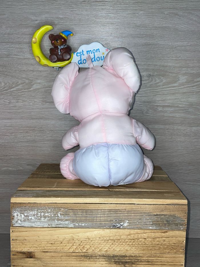 BKN29 doudou éléphant 🐘 en toile - photo numéro 2