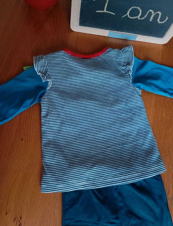 Lot 1 legging Pat et Ripaton et t-shirt manches longues Neuf avec étiquette taille 1 an - photo numéro 3