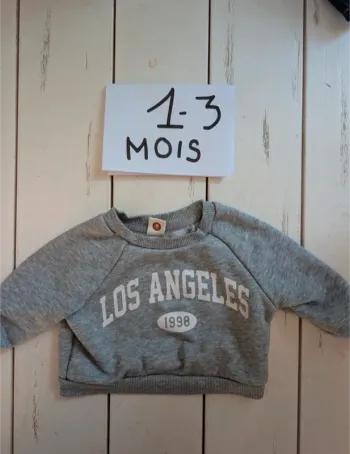 Pull LA bébé garçon 1/3 mois
