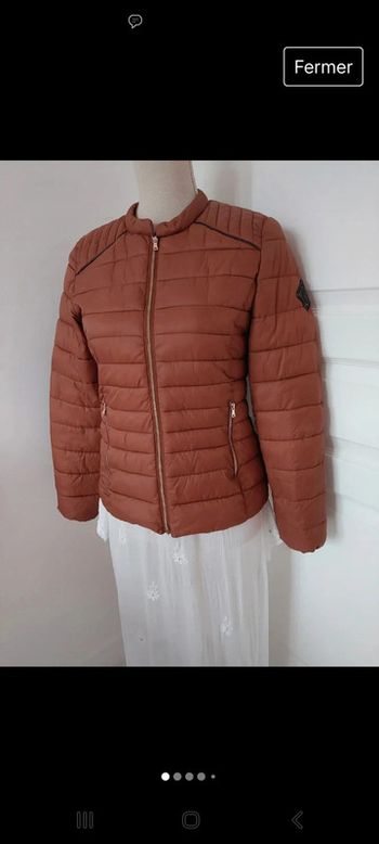 Manteau doudoune Pimkie marron clair taille S