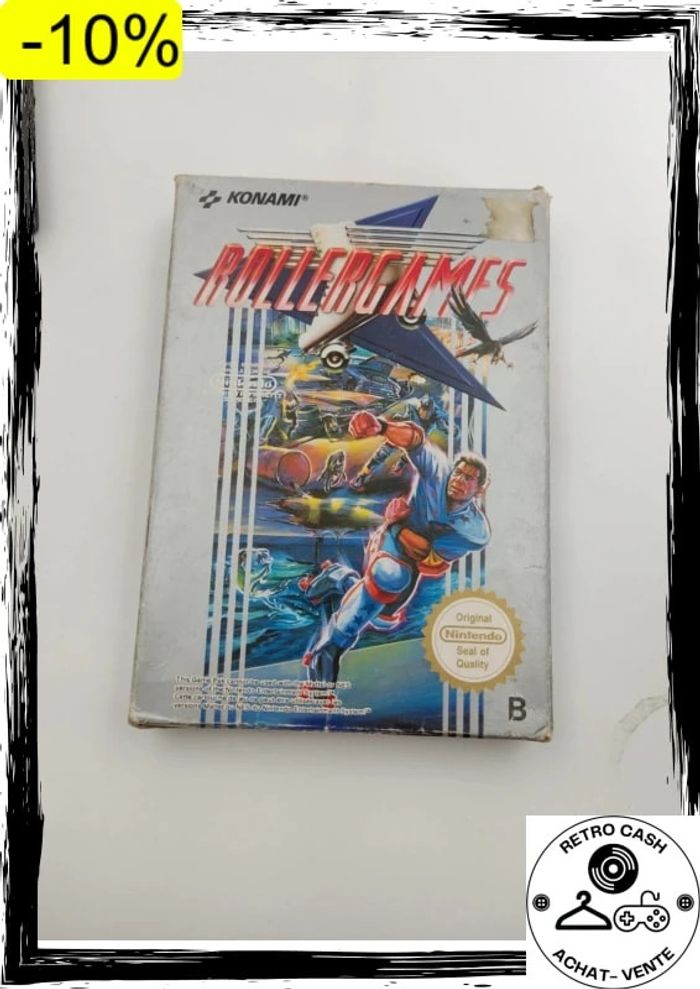 Rollergames / Roller Games / Nintendo nes / PAL B / fah-1 complet - photo numéro 6