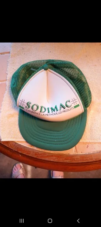 👧🧢casquette adulte Neuf vert tissu aéré Sodimac