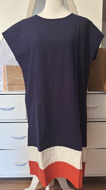 Robe manches courtes tricolore Emery Rose T40