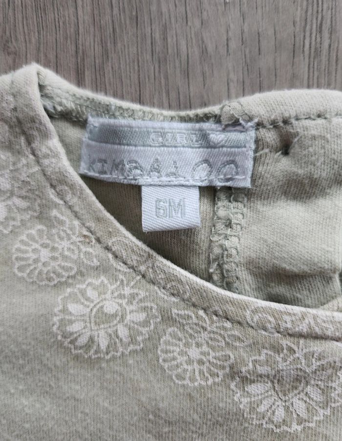 T-shirt haut manches longues fille 6 mois - photo numéro 3