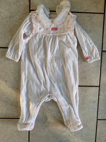 Pyjama velours 3 pièces 6mois