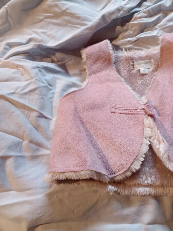Veste sans manche bébé fille - photo numéro 3