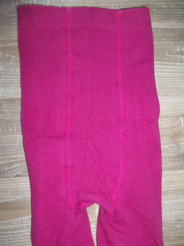 Lot 2 collants kaki et rose 35/38 - photo numéro 4