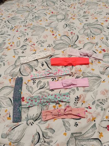 Lot de 6 bandeaux bébé fille