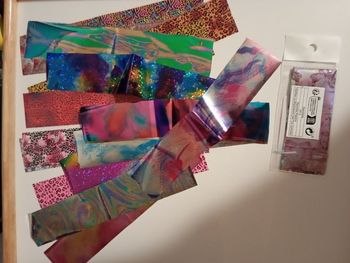 Lot de ruban foils + colle transfert