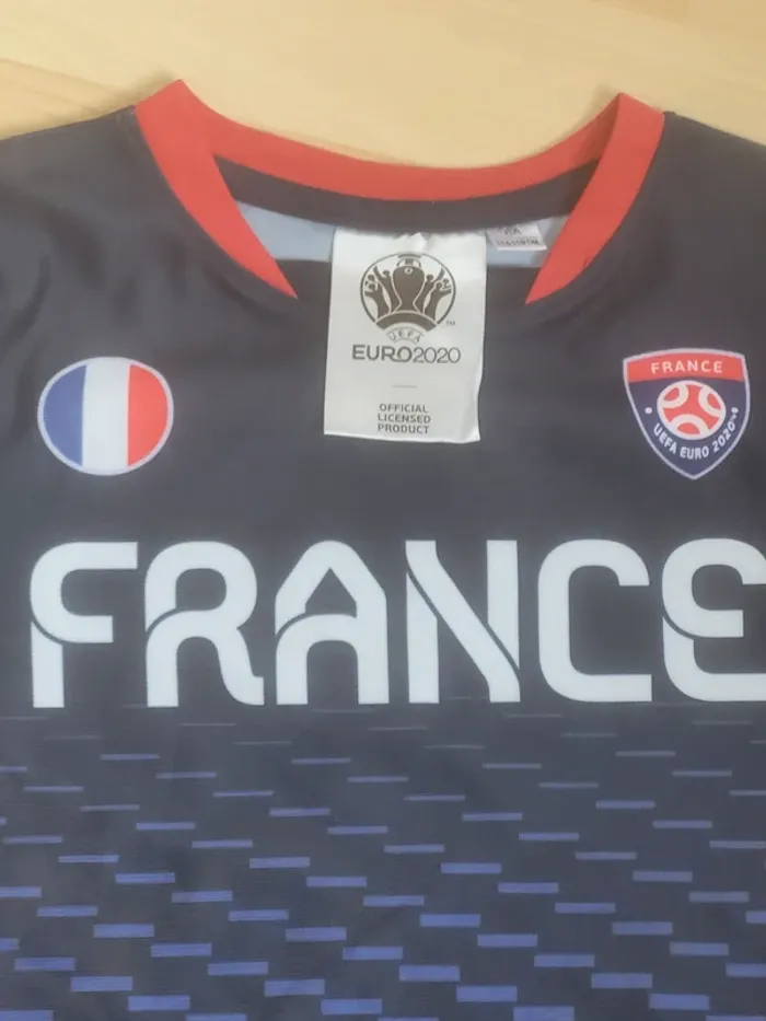 Thsirt maillot football manches courtes Euro2020 France 6ans - photo numéro 2