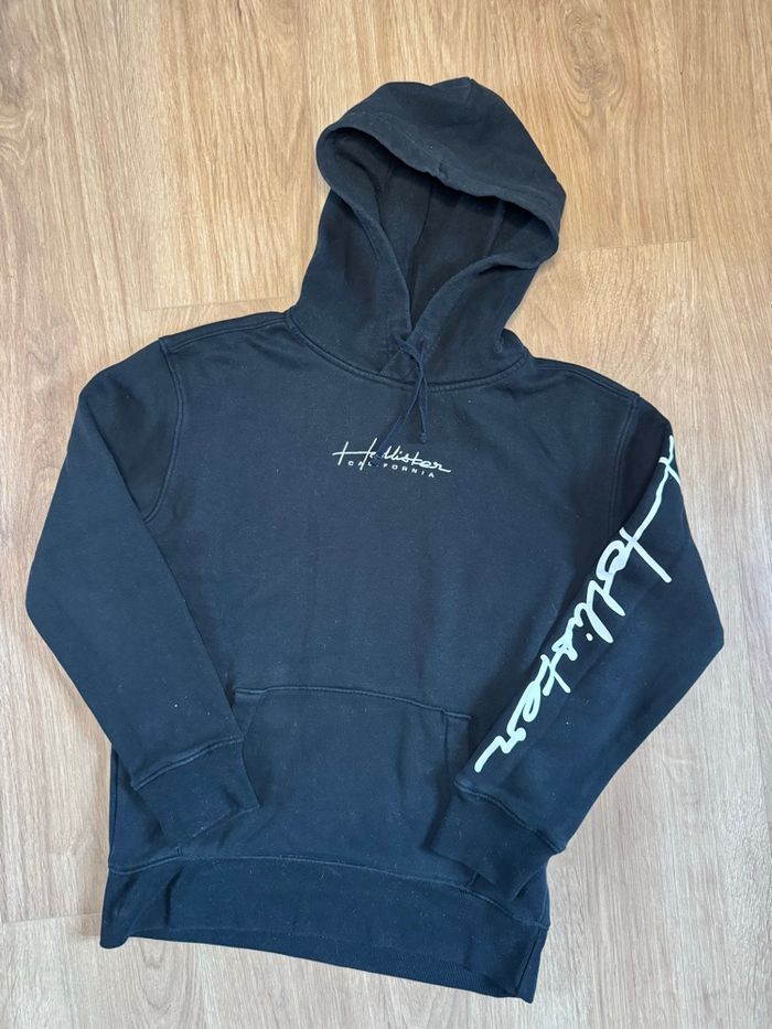 Sweat à capuche Hollister noir - photo numéro 2