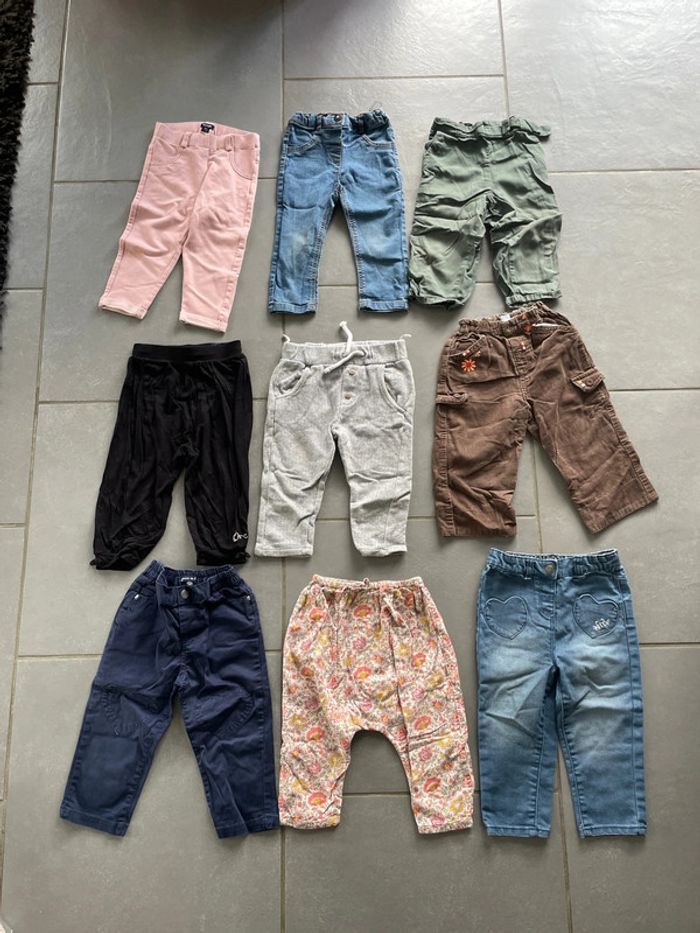 Lot de 9pantalons