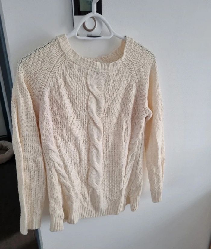 Pull crème - photo numéro 2