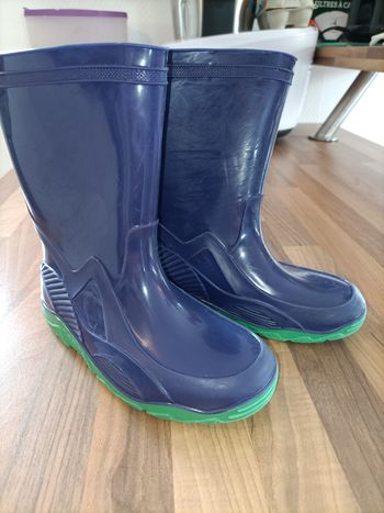 Bottes de pluie G&G bleu marine vert 29-30