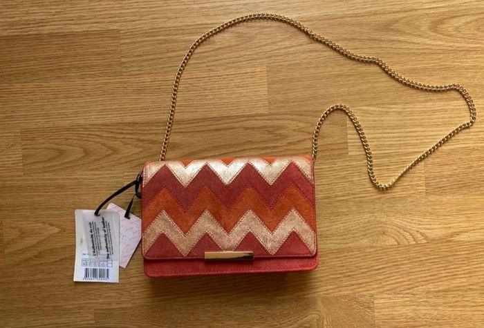 Sac épaule cuir neuf nafnaf