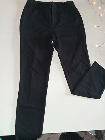 Pantalon cintré noir Stradivarius