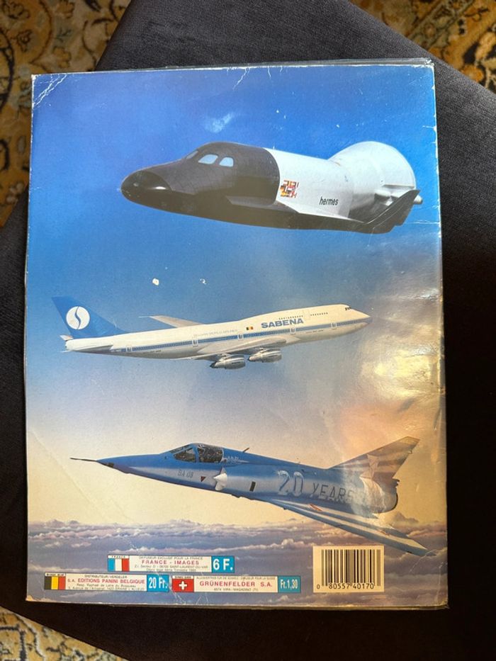 Album Panini complet ancien vintage Les avions hélicoptères fusées aviation histoire stickers - photo numéro 2