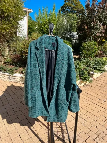 Manteau à motif vert Promod