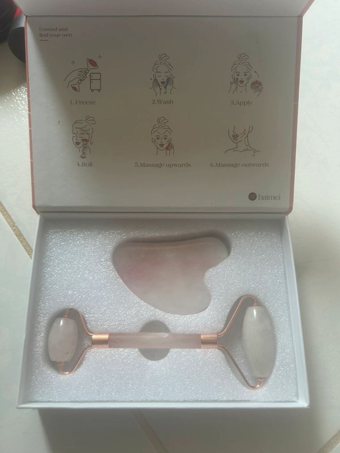 Coffret massage quartz rose - photo numéro 2