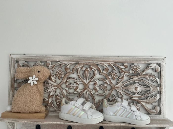Baskets bébé fille adidas taille 22 bon état ! - photo numéro 2