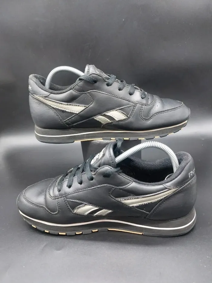 Reebok Classic Black Leather - photo numéro 2