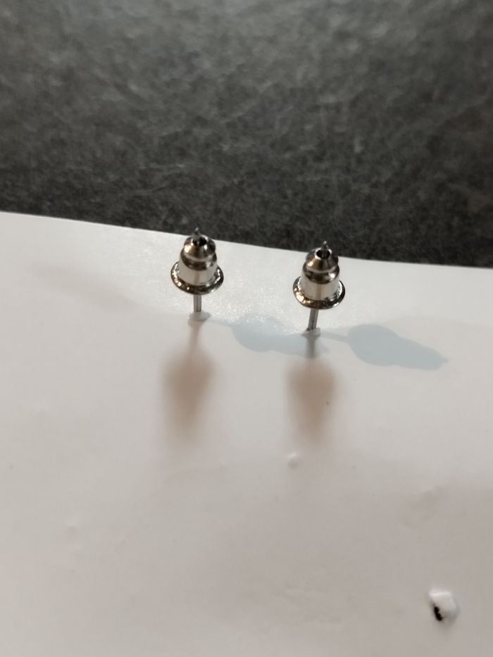 Boucles d'oreille triangles - photo numéro 2