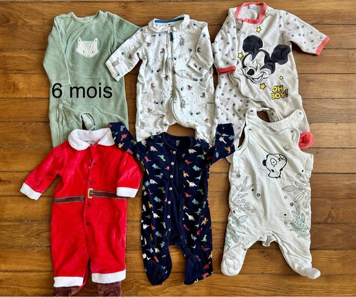 Lot 27 vêtements 6 mois mixte/garçon mi saison - photo numéro 7