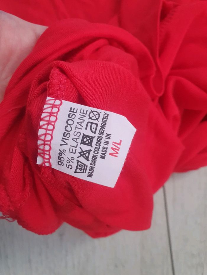 T-shirt Anglais Rouge - photo numéro 3