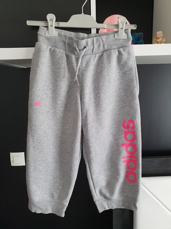 Jogging gris et rose Adidas
