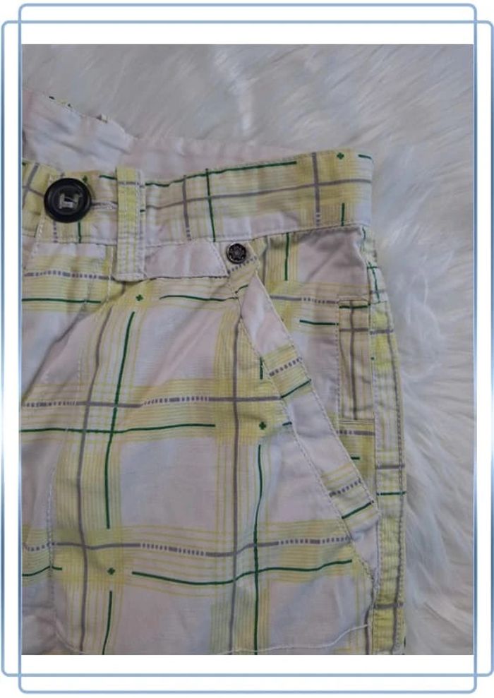 Short Oxbow Vintage à Carreaux – Taille 30 - brodé (597) - photo numéro 5
