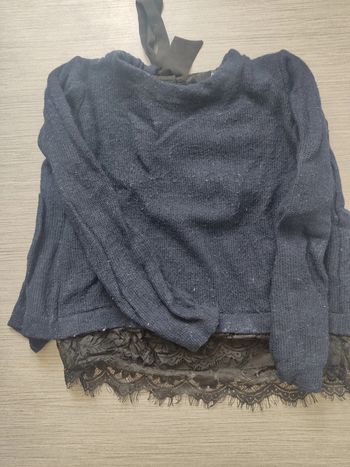 Lot de 2 pulls Etam bleu marine