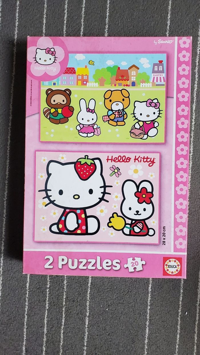 Puzzles 20 pièces Hello Kitty
