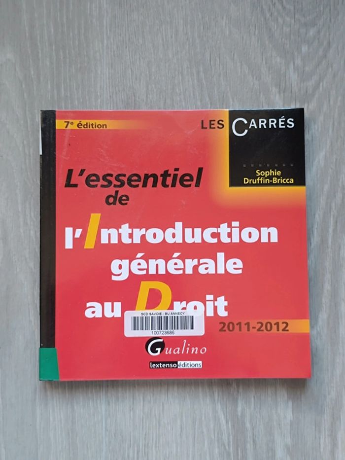 L'essentiel de l'Introduction générale au Droit