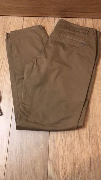 Pantalon beige camel promod taille 38 neuf / pantalon ajusté neuf