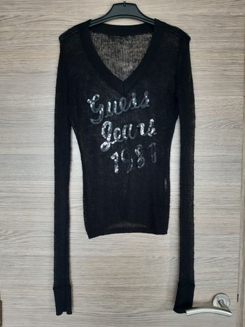 Pull léger noir Guess taille XS
