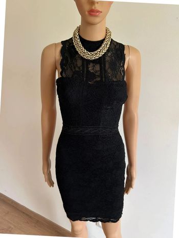 Robe noire neuve en dentelle sans manches Coolcat taille XS (valeur 35€)