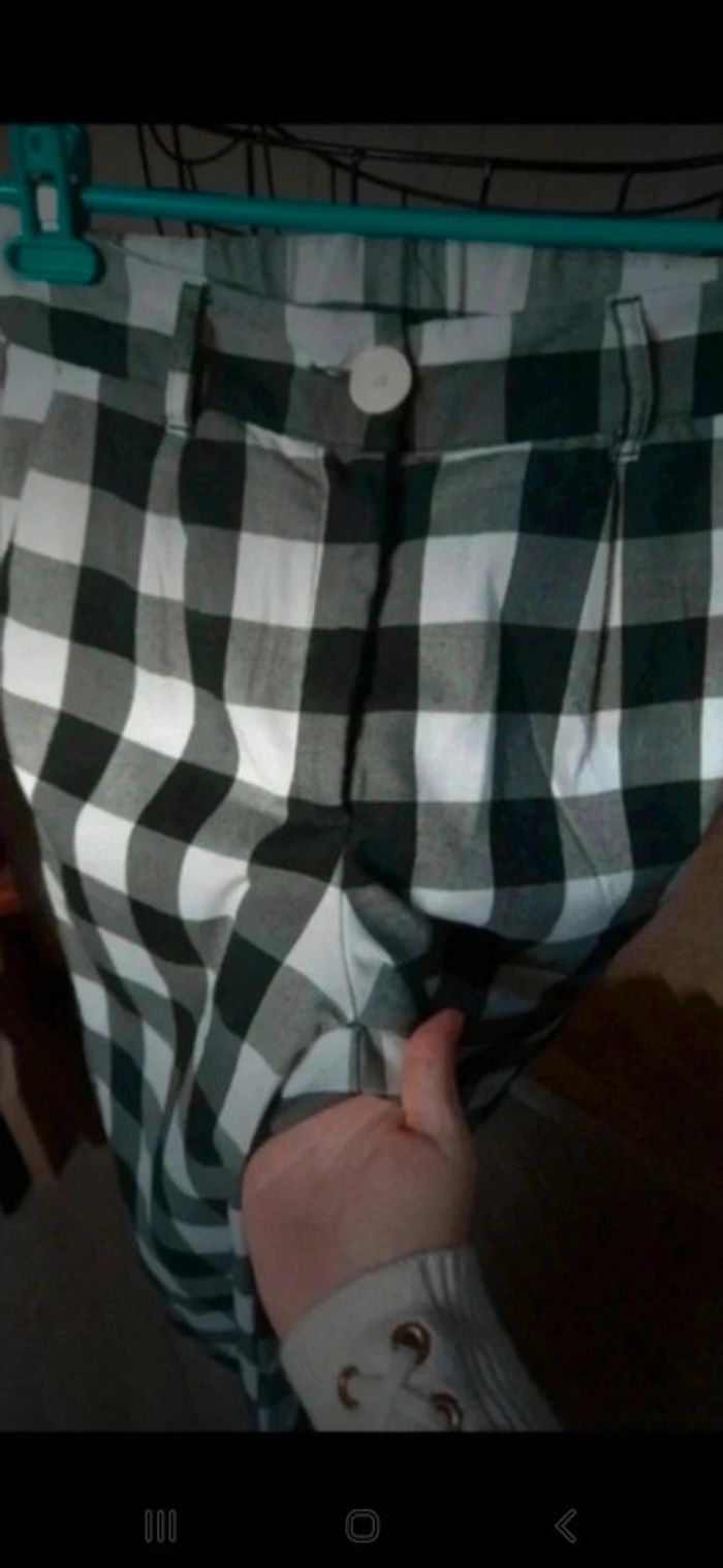 Pantalon lefties taille S à carreaux 👻 - photo numéro 3