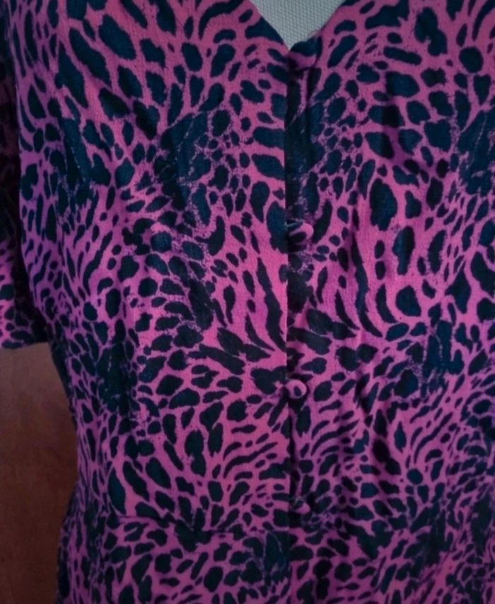 Chemise motifs léopard 44 manches ¾ - photo numéro 2