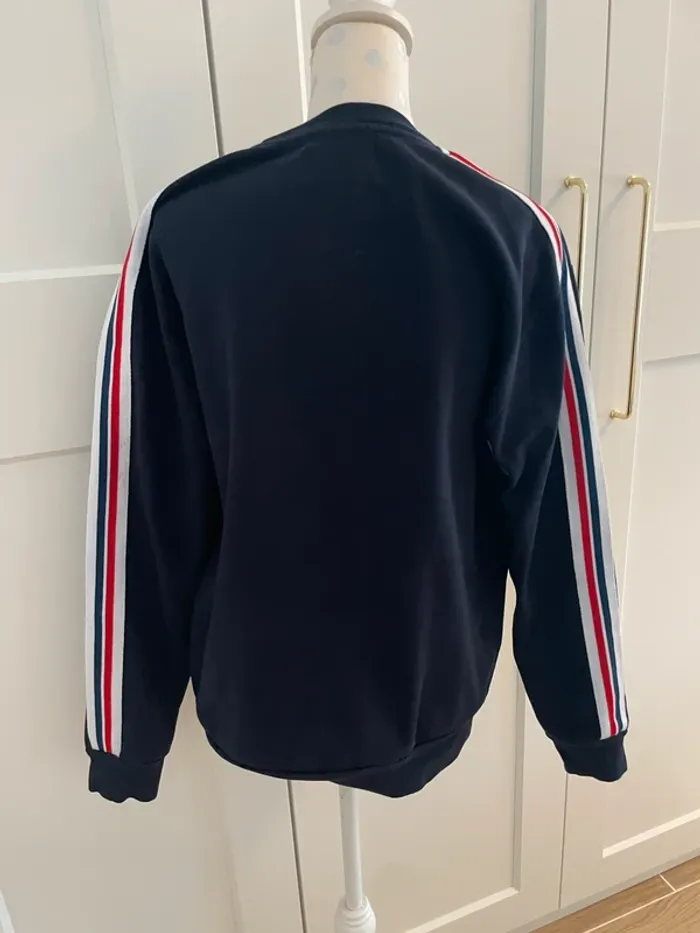 Sweat Zara marine blanc rouge taille M - photo numéro 3