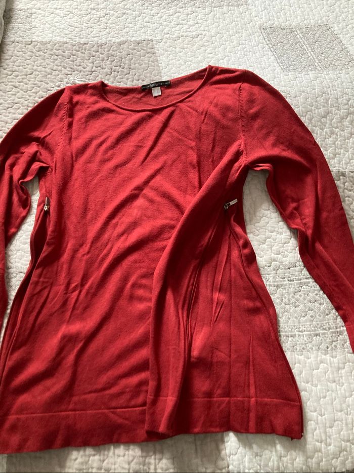 Pull rouge - photo numéro 2