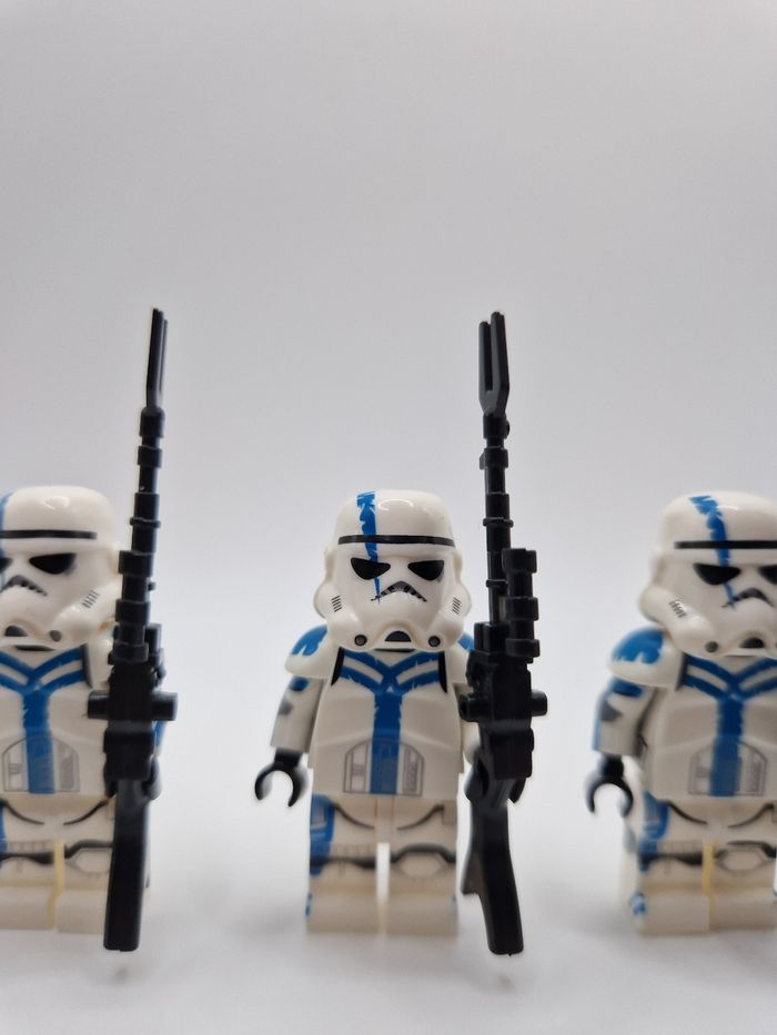 Figurines type lego 4 commander stormtroopers star wars - photo numéro 2