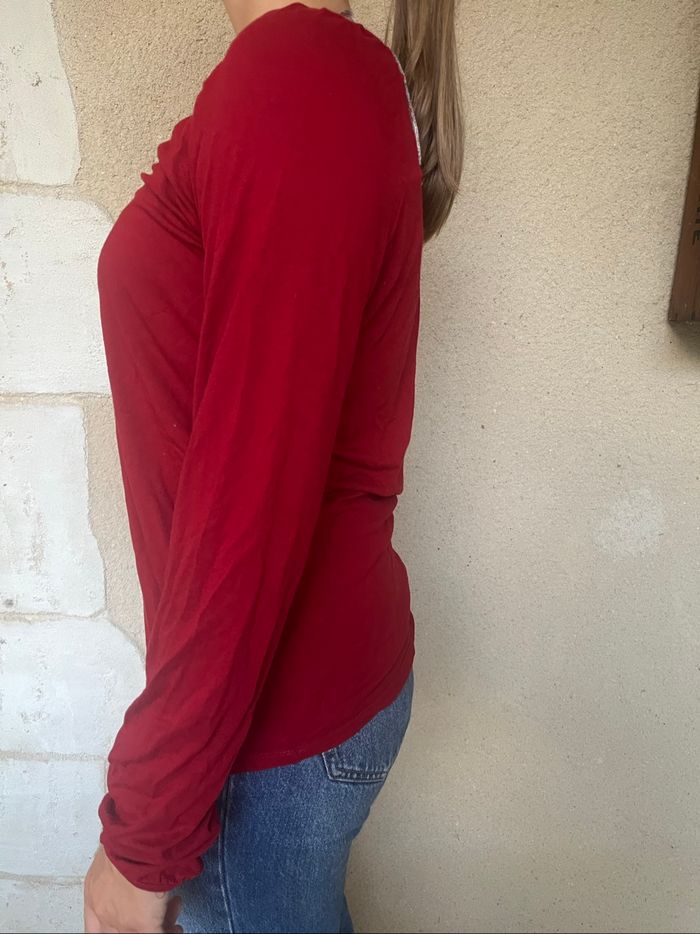 Tunique rouge camaïeu - photo numéro 2