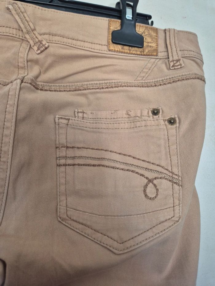 Pantalon camel cache-cache 38 - photo numéro 6