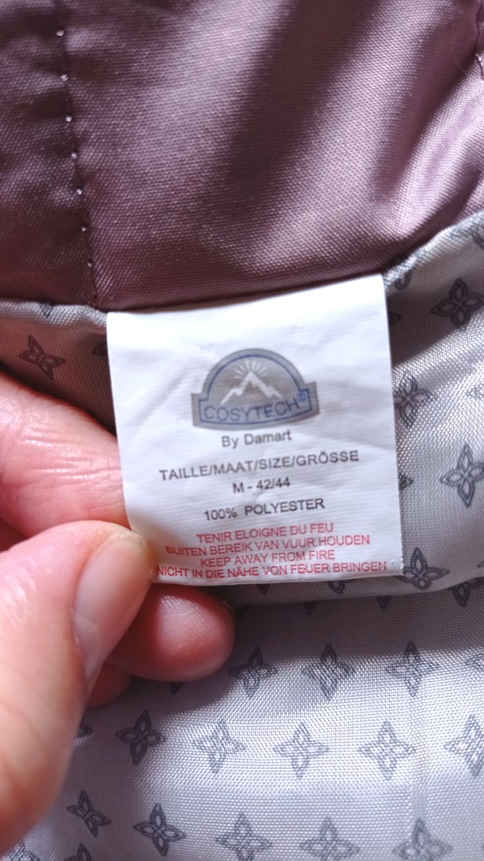 🌸 Veste matelassée mi-saison, Cosytech, taille 42-44 - photo numéro 4