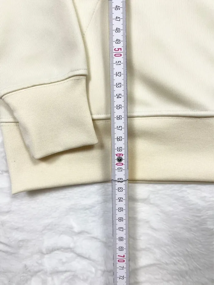 Nike sweat à capuche jaune pâle femme taille S coton - photo numéro 8