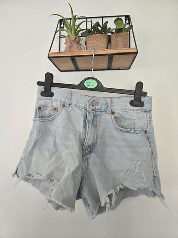 Short en jean bleu clair zara 13/14 ans