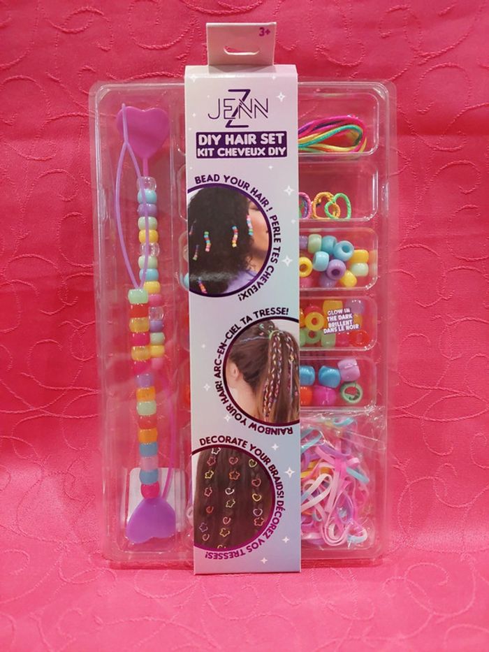 Kit perles cheveux DIY