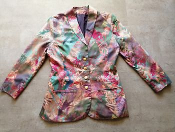 Blazer imprimé Taille 38/40 Fait par une couturière