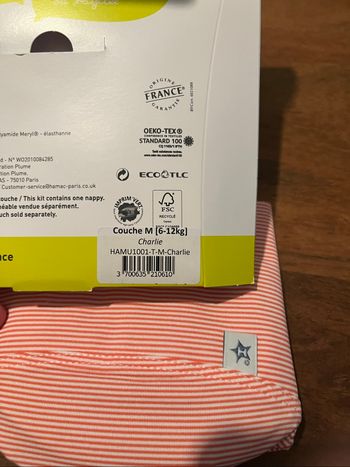 Couche lavable Hamac Paris M neuve